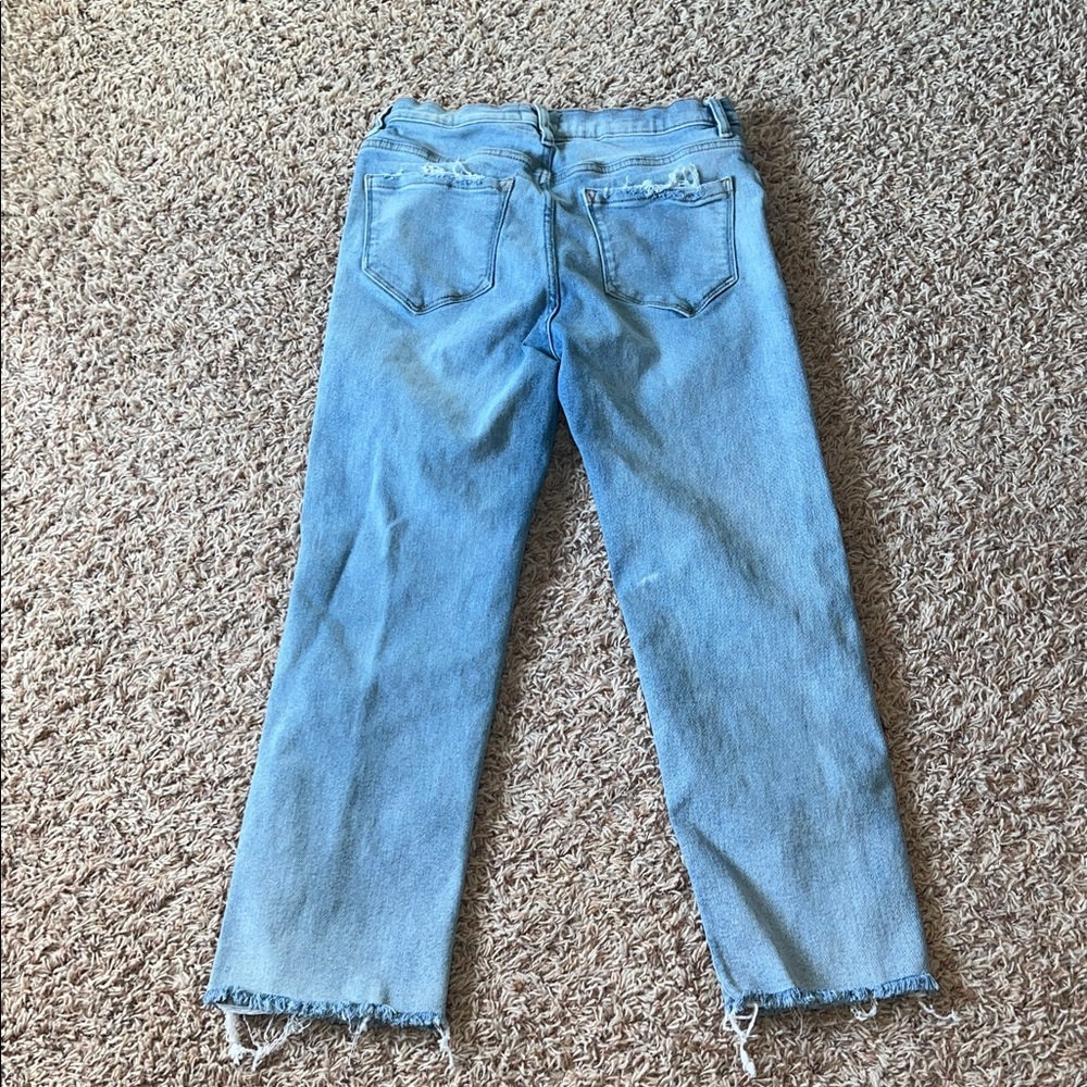 Kensie Light Blue Straight Leg Jeans - Picture 6 of 7